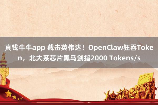 真钱牛牛app 截击英伟达！OpenClaw狂吞Token，北大系芯片黑马剑指2000 Tokens/s